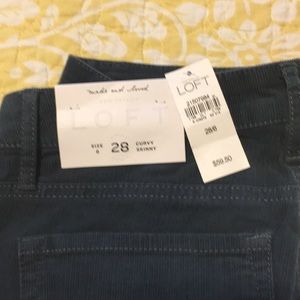 Corduroy skinny pants